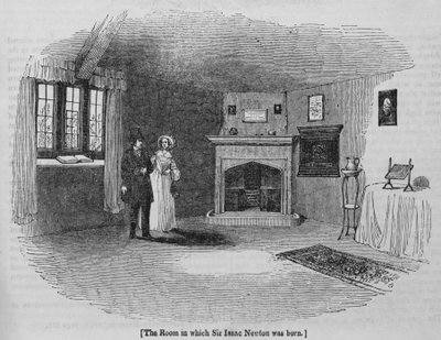 La habitación en la que nació Sir Isaac Newton de English School