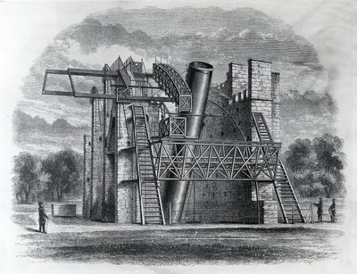 El Telescopio de Rosse, 1845 de English School