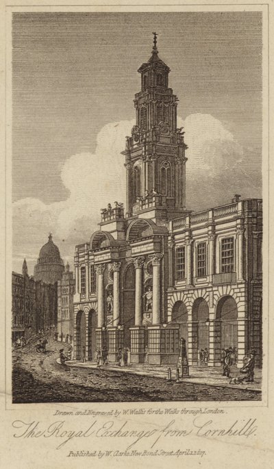 El Royal Exchange en la Ciudad de Londres de English School