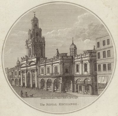 El Royal Exchange en la Ciudad de Londres de English School