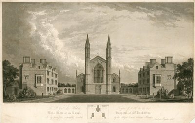El Hospital Real de St Katherine, Regents Park, Londres de English School