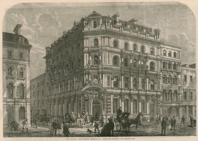Edificios de Seguros Reales, Lombard Street, Londres de English School