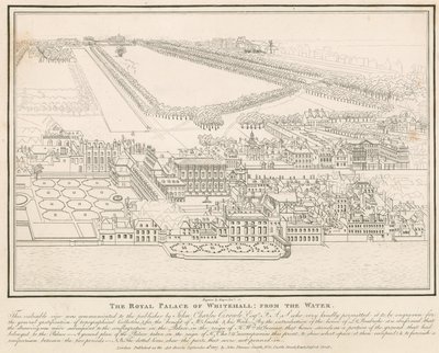 El Palacio Real de Whitehall, desde el agua de English School