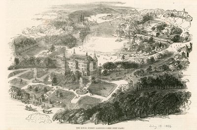 Los Jardines Reales de Surrey (Jardines Zoológicos de Surrey), Londres de English School