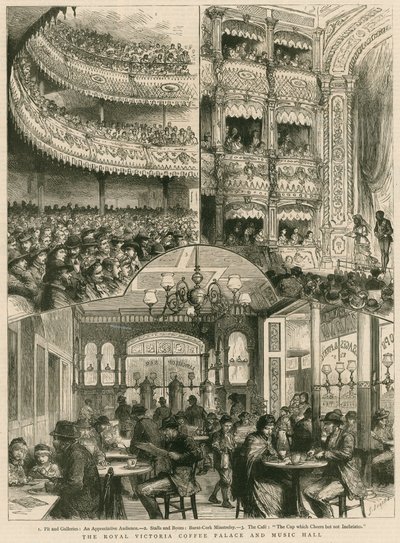 El Royal Victoria Coffee Palace y Music Hall, Londres de English School