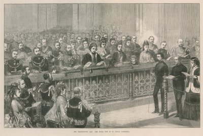 El palco real en la Catedral de St Pauls de English School