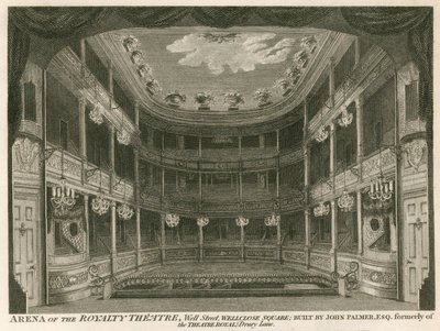 El Teatro Royalty, Well Street, Wellclose Square, Londres de English School