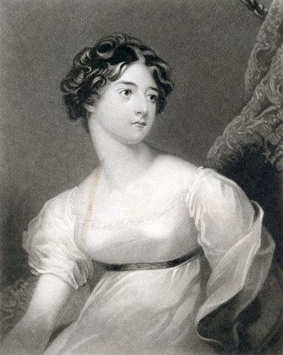 La muy honorable Frances, condesa de Wicklow, 1830 de English School