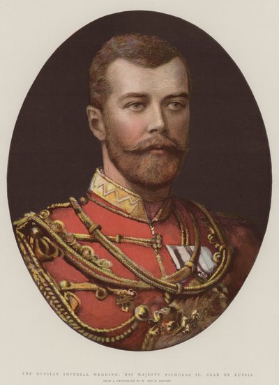 La boda imperial rusa, Su Majestad Nicolás II, Zar de Rusia de English School