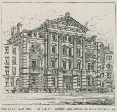 El Hospital Samaritan Free para Mujeres y Niños, Marylebone Road de English School