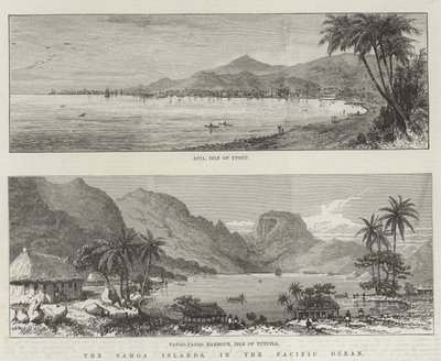 Las Islas Samoa, en el Océano Pacífico de English School