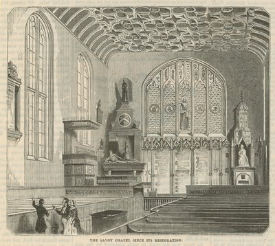 La Capilla del Savoy desde su restauración de English School