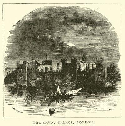 El Palacio de Savoy, Londres de English School