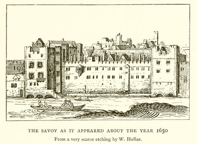 El Savoy como aparecía alrededor del año 1650 de English School