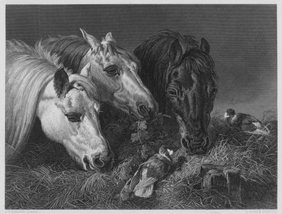 La comida escasa, de la imagen en la Galería Vernon de English School