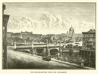 El Schloss-brucke con el Lustgarten de English School