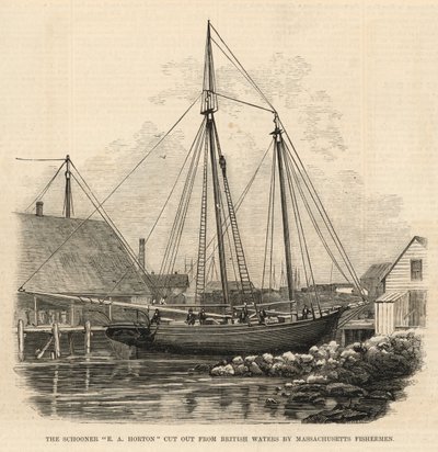El goleta E A Horton sacada de aguas británicas por pescadores de Massachusetts de English School