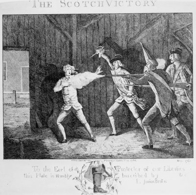 La Victoria Escocesa, 1768 de English School