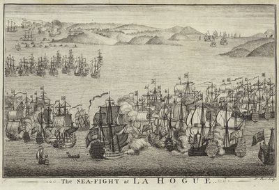 La batalla naval de La Hogue de English School