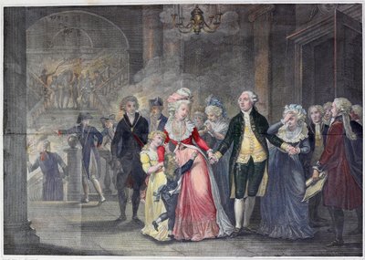 La separación de Luis XVI de su familia de English School