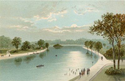 El Serpentine, desde el puente de English School
