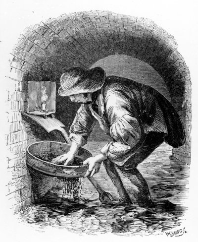 El cazador de alcantarillas, ilustración de 