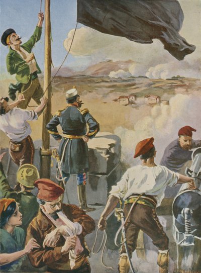 El sitio de Cartagena, España, 1873-1874 de English School