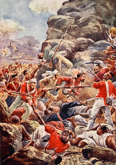 El asedio de Delhi, 1857: Asalto a la brecha el 14 de septiembre de English School