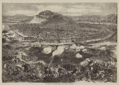 El sitio de Kars, salida de la guarnición turca de English School