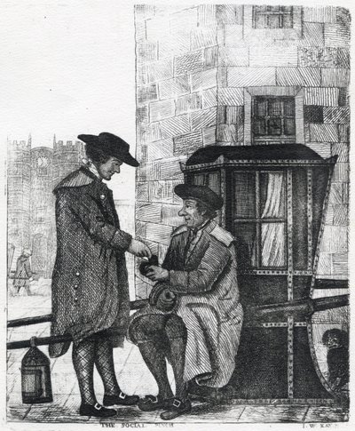 El Pinchazo Social, grabado por William Kay, 1784-1813 de English School