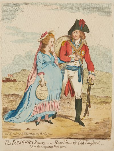 El regreso del soldado, publicado por Humphrey de English School