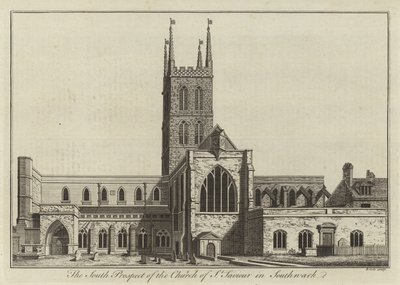 Vista sur de la Iglesia de St Saviour en Southwark de English School