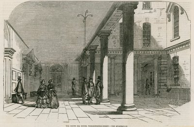 The South Sea House, Threadneedle Street, Londres - El Cuadrángulo de English School
