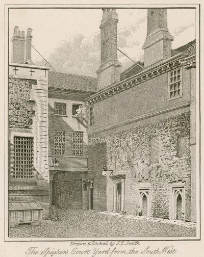 El patio del Portavoz desde el suroeste de English School