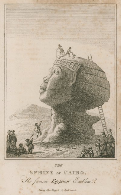 La Esfinge de El Cairo, el famoso emblema egipcio de English School