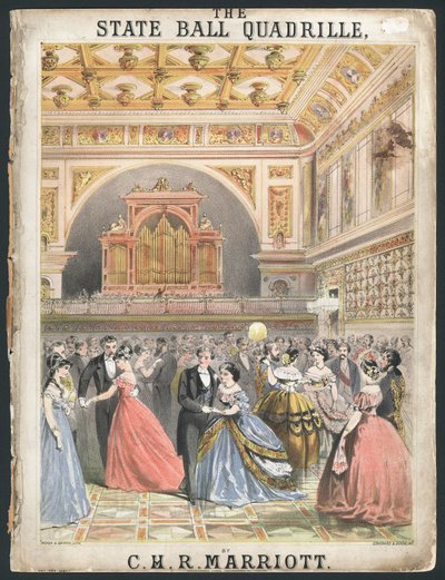 El baile de estado Quadrille de English School