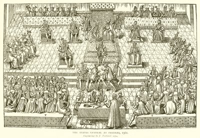 Los Estados Generales en Orleans, 1561 de English School