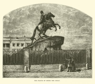 La estatua de Pedro el Grande de English School