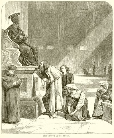 La estatua de San Pedro de English School