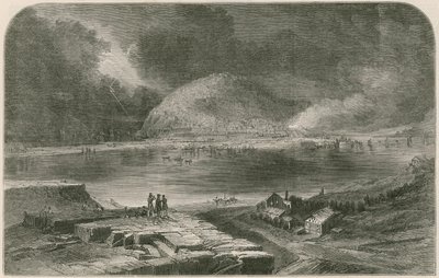 El asalto de San Sebastián, del nuevo diorama de las campañas del Duque de Wellington de English School