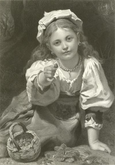 La niña de las fresas de English School