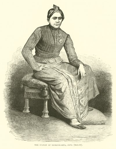 El sultán de Djokjokarta, Java, Malasia de English School