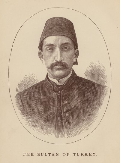 El Sultán de Turquía (grabado) de English School