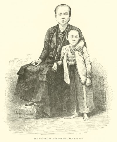 La sultana de Jokkjokkarta y su hijo de English School