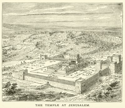 El Templo de Jerusalén (grabado) de English School