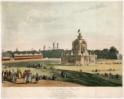 El Templo de la Concordia creado para la Paz de 1814 de English School