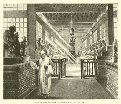 El Templo de los Quinientos Dioses en Cantón de English School