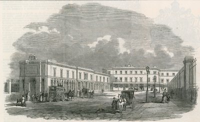 La terminal del nuevo South-Eastern Railway en London Bridge de English School