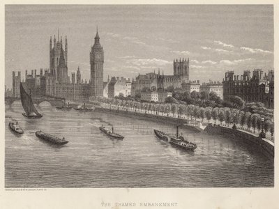 El Terraplén del Támesis, Londres de English School