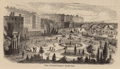 Los jardines del Terraplén del Támesis de English School